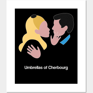 Umbrellas of Cherbourg movie fan art minimal french new wave Catherine Deneuve Jacques Demy Posters and Art